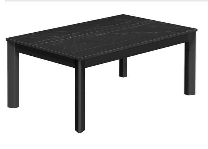Table basse en stratifie et pied laques colores...