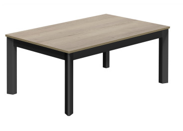TABLE BASSE AVEC PLATEAU EN STRATIFIE 6 COULEURS ET PIED LAQUES COLORES - 5 TAILLES - MULTIPLUS MINI PAR CANCIO 2