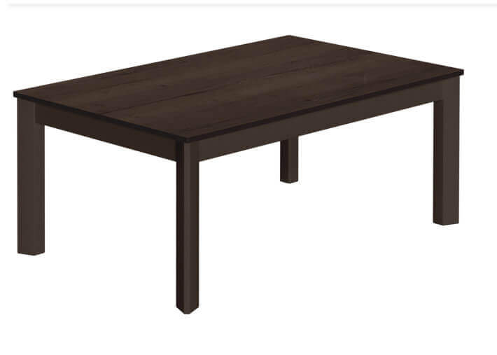 Table basse en stratifie et pied laques colores...