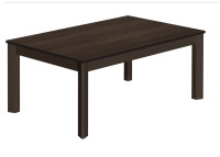 Table basse en stratifie et pied laques colores Multiplus mini Cancio