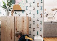 Papier-peint motifs voitures de course - Race car par studio ditte