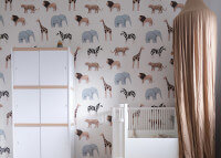 Papier-peint original style jungle motif safari par studio ditte