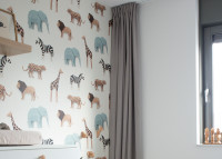 Papier-peint original style jungle motif safari par studio ditte
