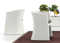 Fauteuil de jardin robuste en polyéthylène - Breeze par Lyxo