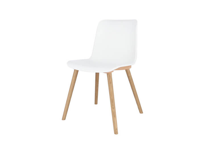 Set de 2 chaises de table en bois et...
