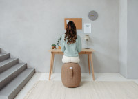 Pouf design en tissu Kapsul Stov – 6 coloris, 2 tailles – Vluv