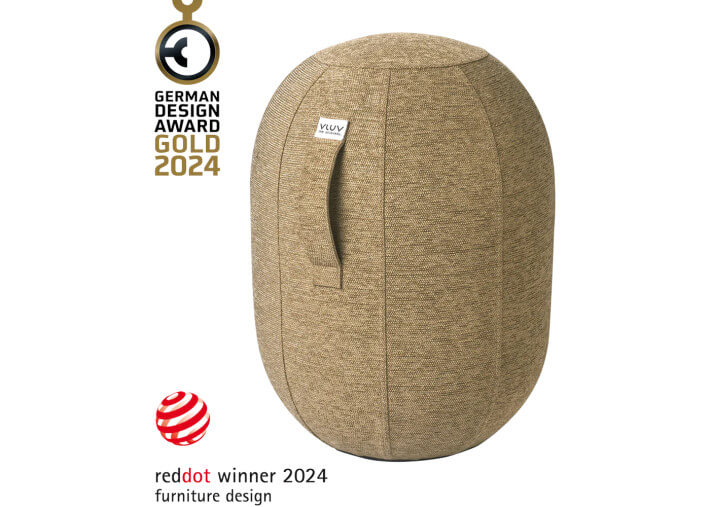 Pouf design en tissu Kapsul Stov – 6 coloris, 2...
