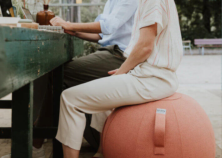 Pouf ballon idéal bureau Sova – 4 coloris – Vluv