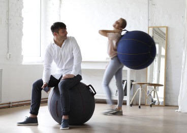 Pouf ergonomique en laine feutrée VELT – 3 coloris – Vluv
