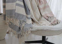 Plaid doux au toucher en lin et coton - lon par passion for linen