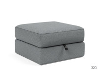 Pouf design et confortable 75x75 ILB 402 Innovation living Black Label