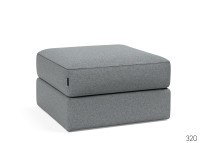 Pouf design et confortable 75x75 ILB 402 Innovation living Black Label
