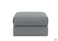 Pouf design et confortable 75x75 ILB 402 Innovation living Black Label