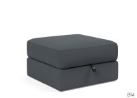 Pouf design et confortable 75x75 ILB 402 Innovation living Black Label