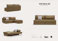 Canapé lit 150x200 confortable ILB 400 Innovation living Black Label