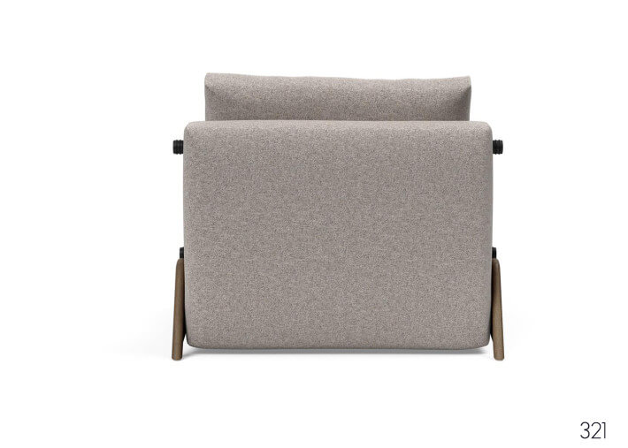 Fauteuil convertible en lit pieds fumés ILB500...