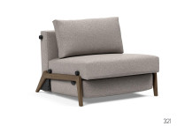 Fauteuil convertible en lit pieds fumés ILB500 Innovation Living