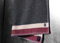 Plaid très doux en poil de chameau 150*200 - Hump stripe Zoeppritz