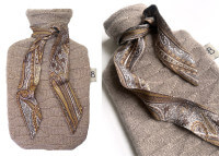 Bouillotte luxe en cachemire et soie Eagle Products
