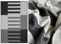 Plaid cachemire et laine Luxembourg gris – Franz Barth