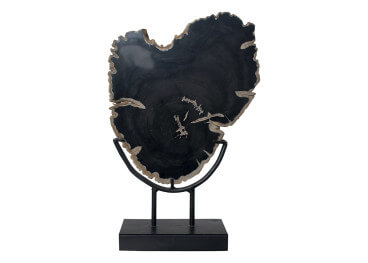 Pierre decorative en bois petrifie sur socle - pietra par...