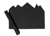 Set de table en cuir noir ou marron - nord par maison yak