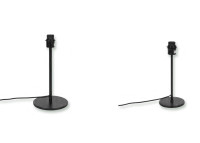 Pied de lampe en metal noir - plampem - maison yak