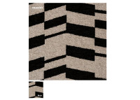 Tête de lit en tissu noir-beige - Merano par Maison Yak