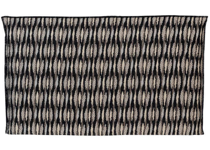 Tête de lit en tissu tendance noir-beige Golog...
