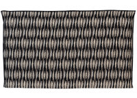 Tête de lit en tissu tendance noir-beige Golog Recto par Maison Yak