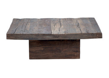 Table basse en vieux chêne naturel - Grange par Maison Yak