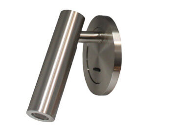 Liseuse murale rotative en nickel satiné - Smoofy par Nexel 2