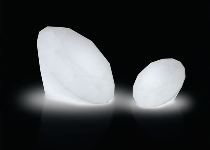 Lampe d'ambiance diamant lumineux 80x100 -...
