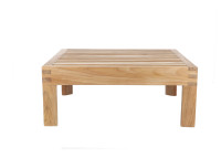 Table de salon de jardin en teck 65x65x25 - korfu lounge - jankurtz