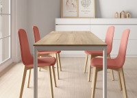 Table extensible stratifie 6 coloris idéal petit espace Puzzle Cancio