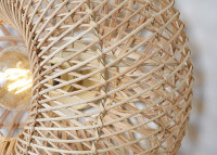 Applique en bambou bordeaux ou naturel Arizona - Good and mojo