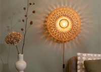 Applique en bambou bordeaux ou naturel Arizona - Good and mojo