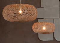 Suspension en bambou bordeaux ou naturel Arizona par Good and mojo