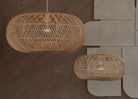 Suspension en bambou bordeaux ou naturel Arizona par Good and mojo