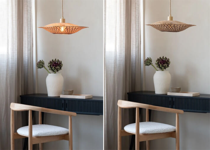 Suspension originale en bambou 3 tailles Madura...