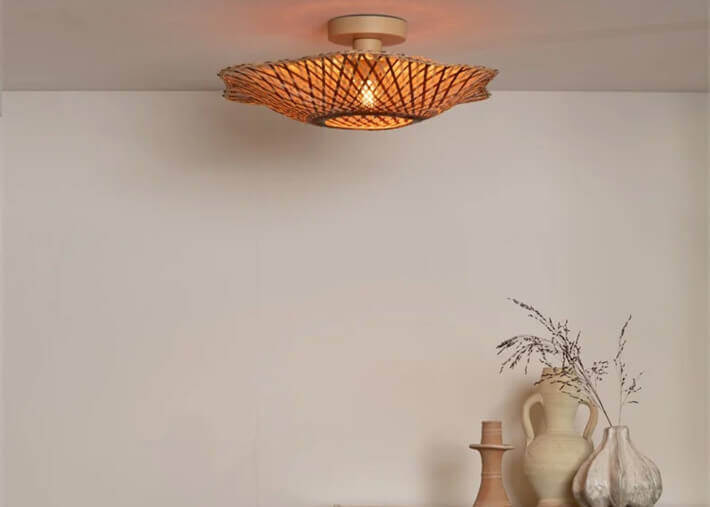 Plafonnier en bambou 3 tailles Madura par Good...