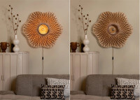 Applique forme fleur en bambou 3 tailles Madura par Good and mojo