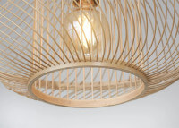 Plafonnier design en bambou 2 tailles 2 coloris Maui Good and mojo