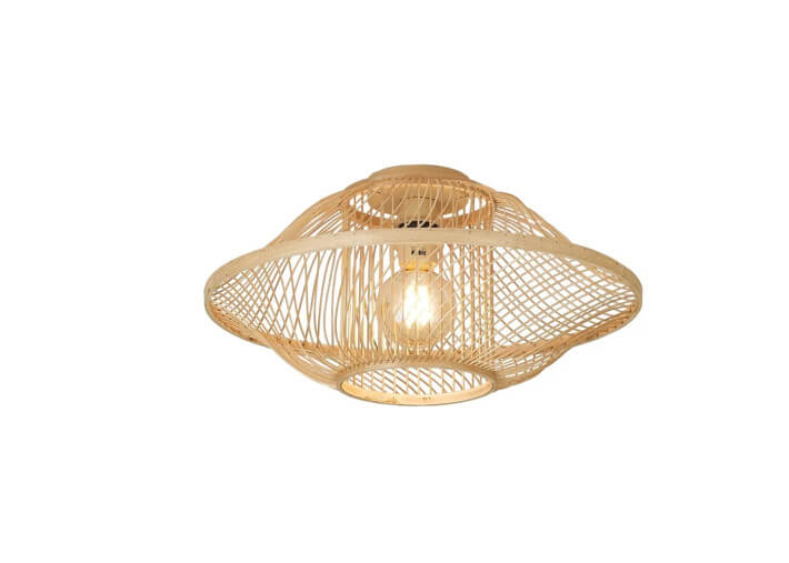 Plafonnier design en bambou 2 tailles 2 coloris...