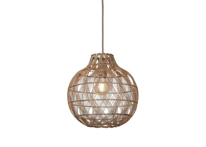 Suspension en bambou 3 tailles 3 coloris...
