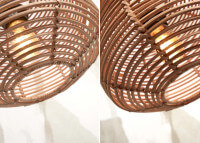 Plafonnier en rotin 3 tailles naturel - Tanami par Good and mojo