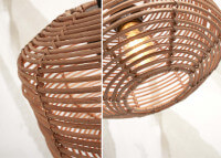 Suspension moderne en rotin 3 tailles Tanami par Good and mojo