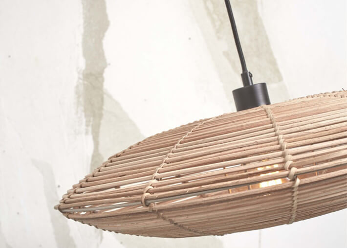 Suspension originale en rotin 2 tailles Tanami...