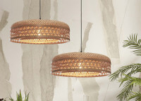 Suspension en bambou naturel ou noir Ubud par Good and mojo