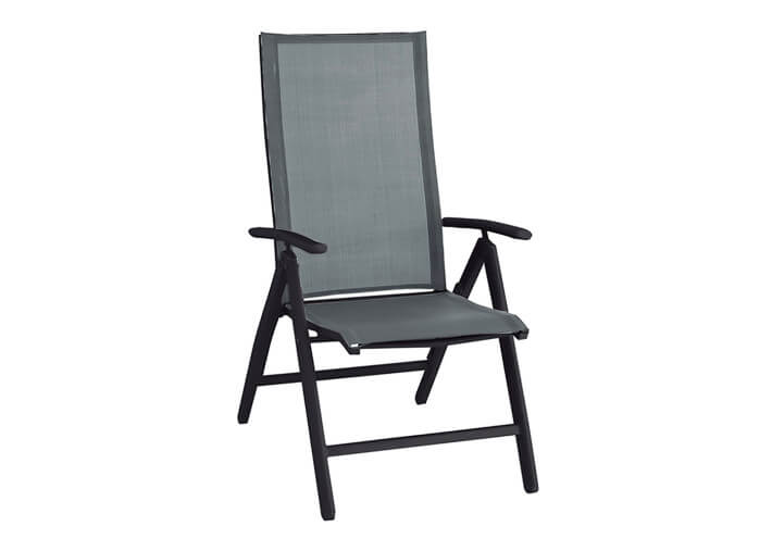 Fauteuil relax de jardin blanc taupe ou gris -...